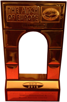 Arch of Europe Gold Award certificate thumbnail